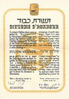 Yad-Vashem-Urkunde